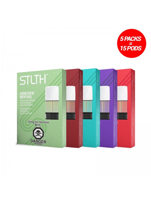 STLTH Pods – 15 Pods Bundle