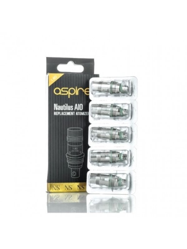 ASPIRE NAUTILUS AIO REPLACEMENT COILS 1.8 OHMS 5/P...