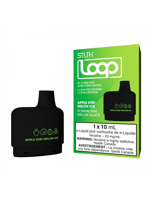 Apple Kiwi Melon Ice – STLTH Loop Pods