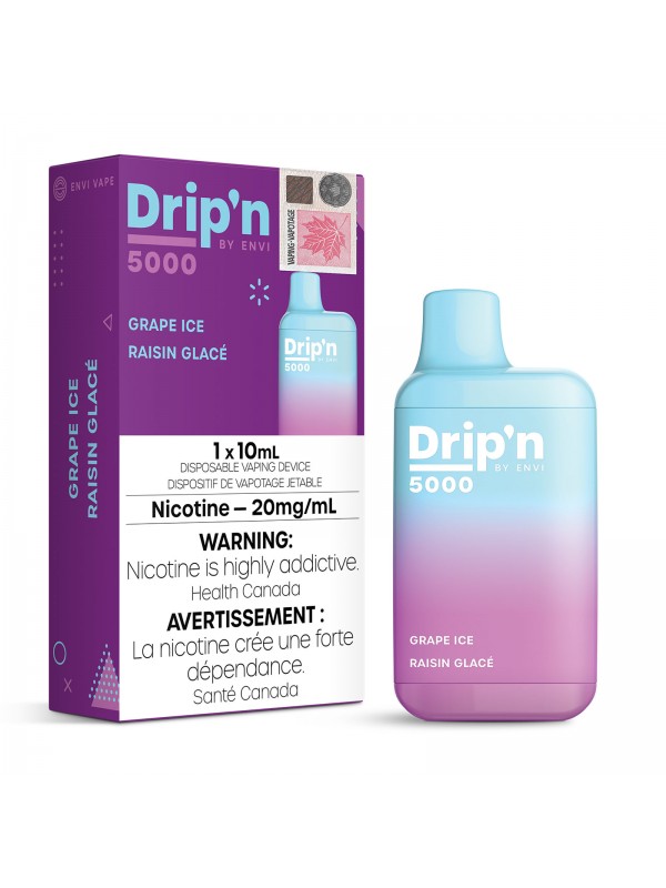 Grape Ice Drip’n Envi – Disposable Vap...