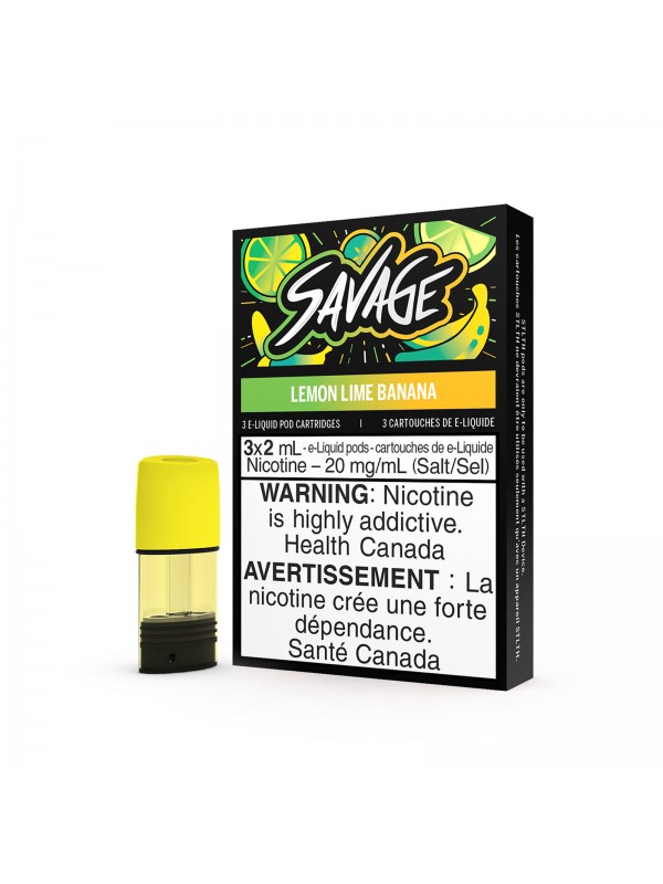 Lemon Lime Banana – Savage STLTH Pods