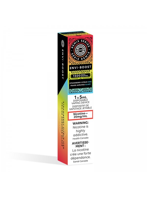 Strawberry Citrus Iced ENVI Boost – Disposable Vape