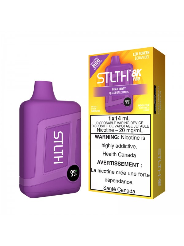 Quad Berry STLTH 8K Pro – Disposable Vape