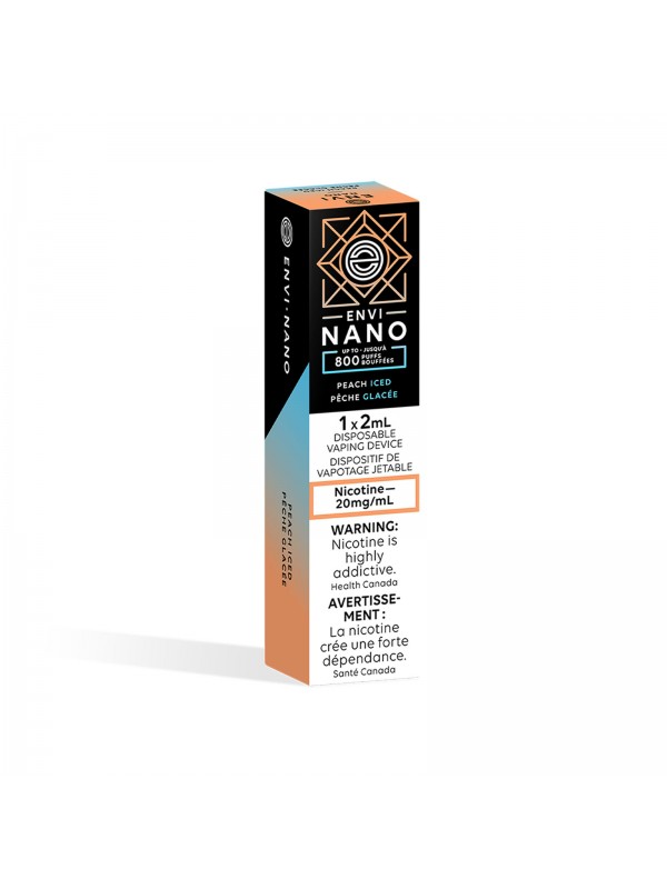 Peach Iced Envi Nano – Disposable Vape