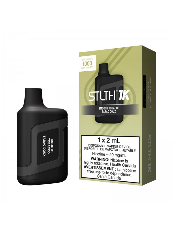 Smooth Tobacco STLTH 1K – Disposable Vape