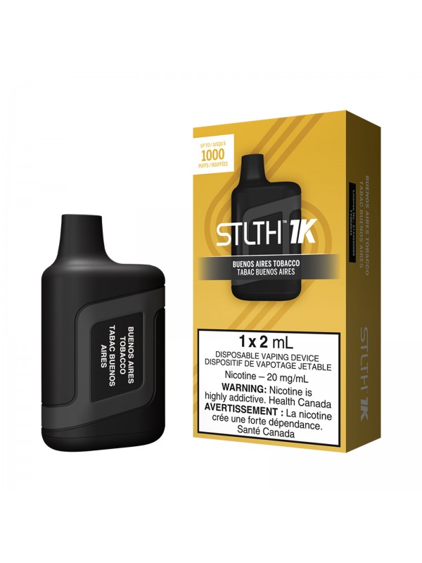 Buenos Aires Tobacco STLTH 1K – Disposable V...