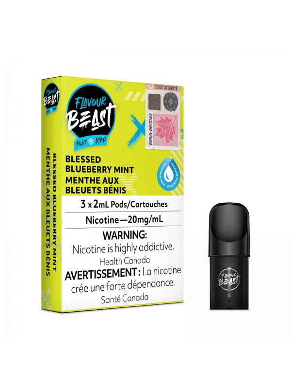 Blessed Blueberry Mint Iced – Flavour Beast Pods