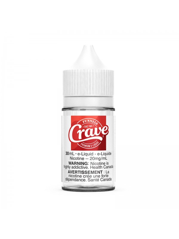 Strawberry SALT – Crave E-Liquid (Funnels)