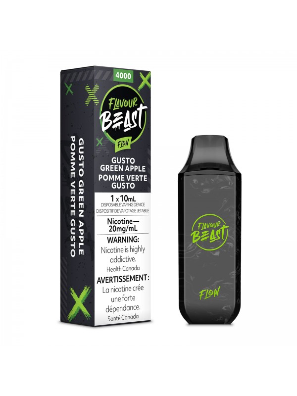 Gusto Green Apple Flavour Beast Flow – Dispo...