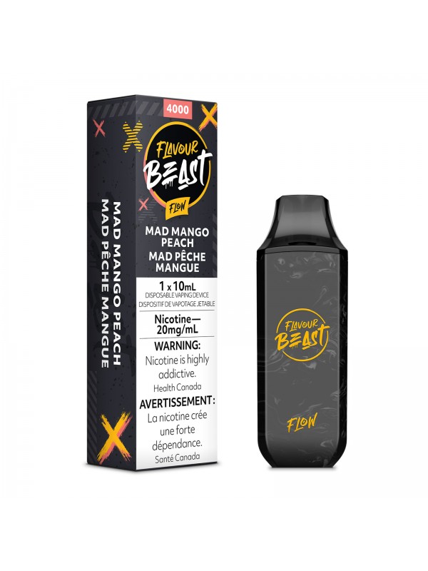 Mad Mango Peach Flavour Beast Flow – Disposa...