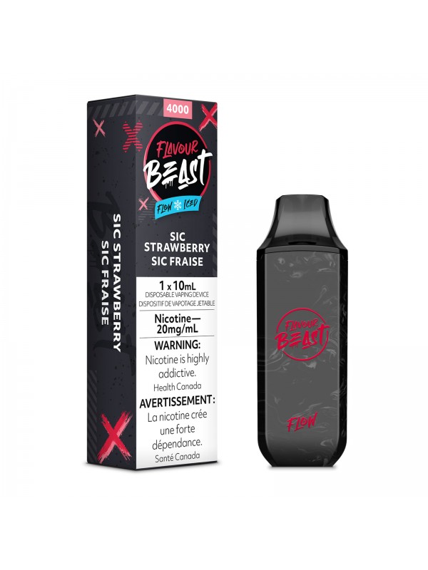 Sic Strawberry Flavour Beast Flow – Disposab...