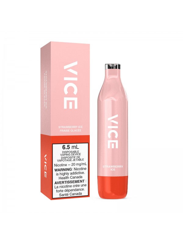 Strawberry Ice Vice 2500 – Disposable Vape