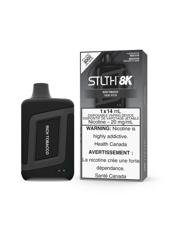 Rich Tobacco STLTH 8K – Disposable Vape