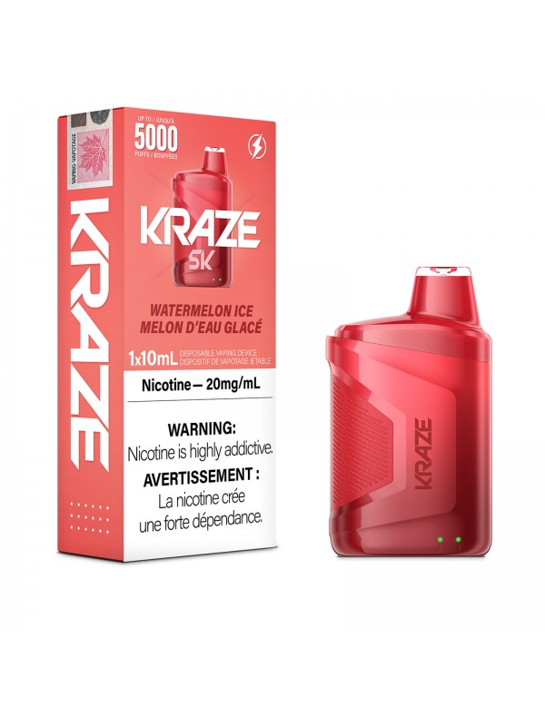 Watermelon Iced Kraze 5K – Disposable Vape