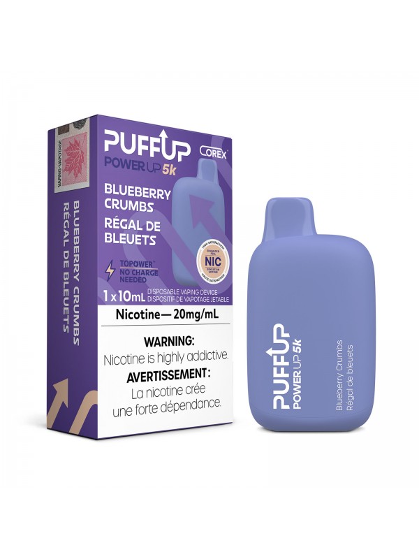 Blueberry Crumbs PuffUp – Disposable Vape