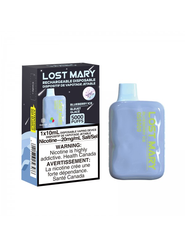 Blueberry Ice Lost Mary OS5000 – Disposable Vape