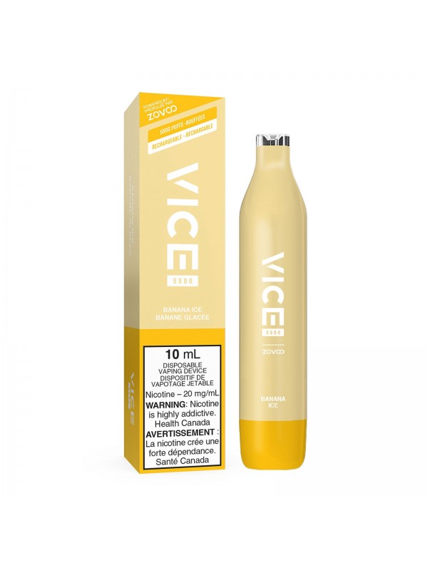 Banana Ice Vice 5500 – Disposable Vape