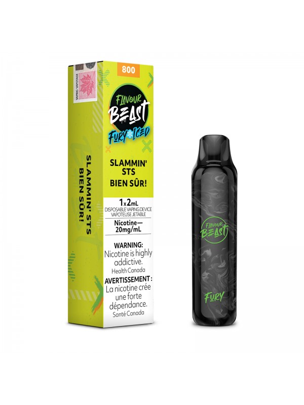 Slammin STS Iced Flavour Beast Fury – Disposable Vape