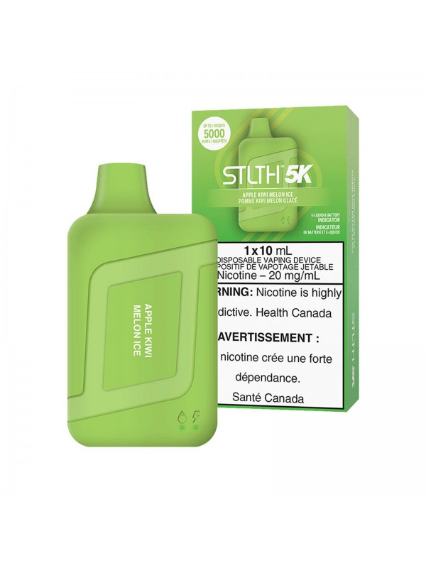 Apple Kiwi Melon Ice STLTH 5K – Disposable V...