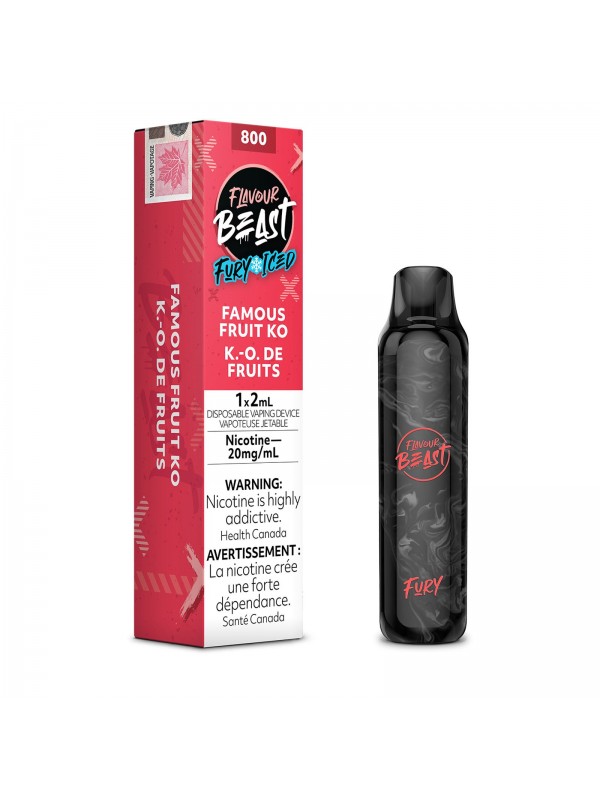 Famous Fruit KO Iced Flavour Beast Fury – Disposable Vape