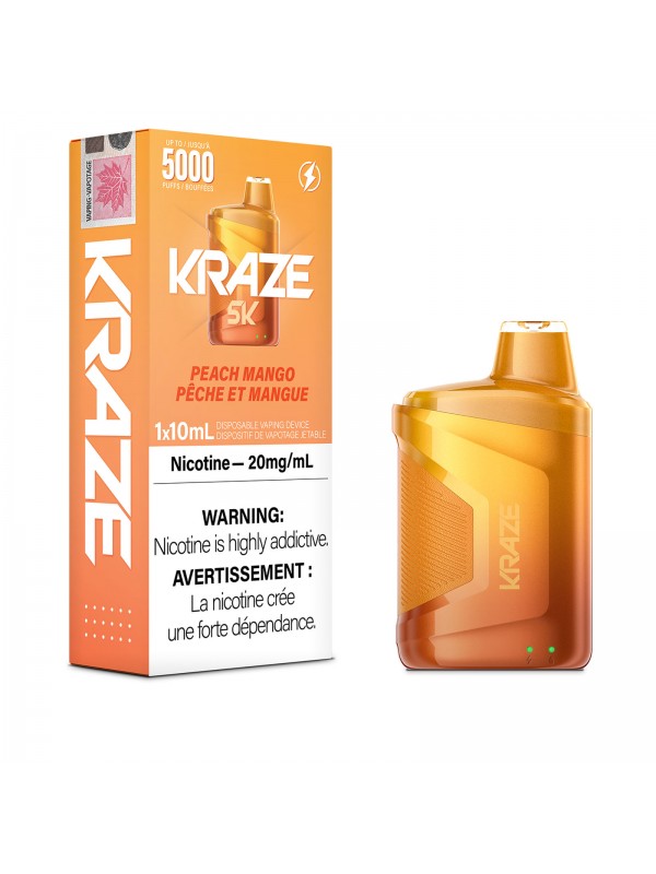 Peach Mango Kraze 5K – Disposable Vape