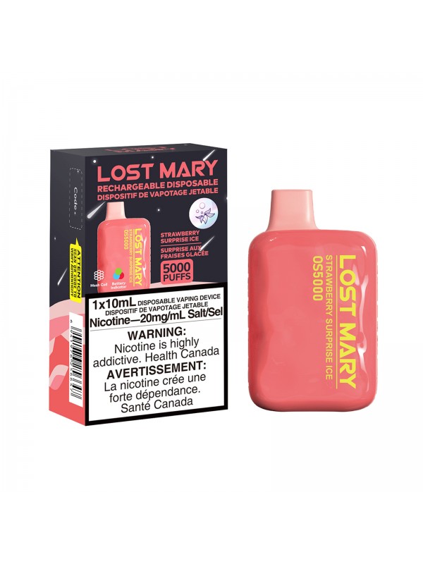 Strawberry Surprise Ice Lost Mary OS5000 – Disposable Vape