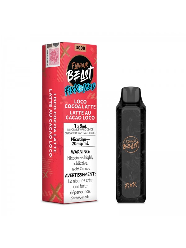 Loco Cocoa Latte Iced Flavour Beast Fixx – Disposable Vape