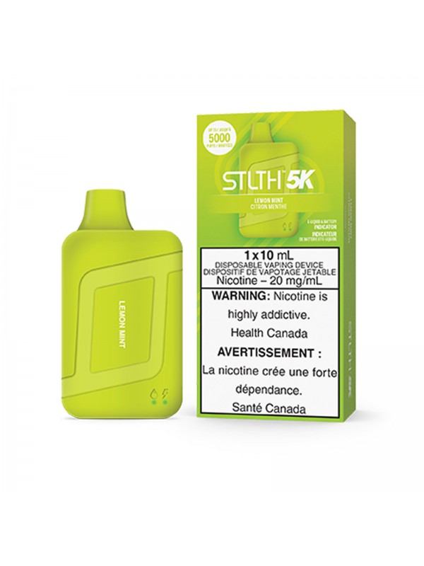 Lemon Mint STLTH 5K – Disposable Vape