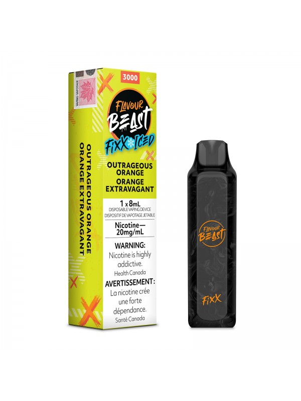 Outrageous Orange Iced Flavour Beast Fixx – ...
