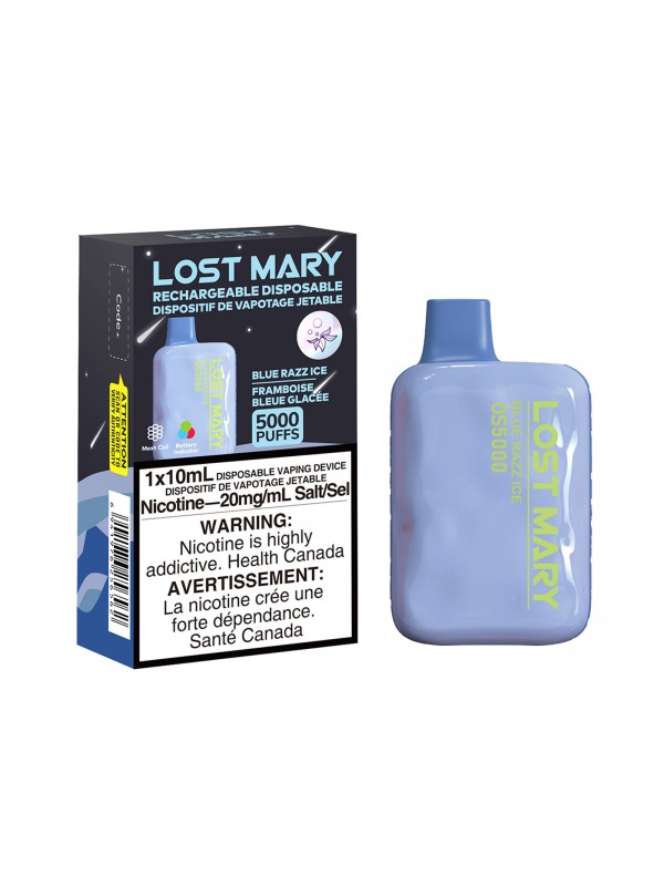 Blue Razz Ice Lost Mary OS5000 – Disposable ...