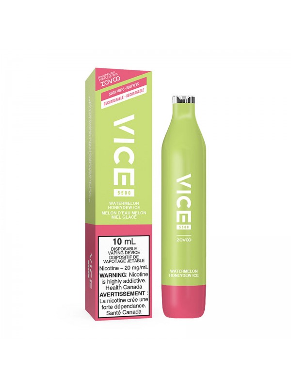 Watermelon Honeydew Ice Vice 5500 – Disposab...