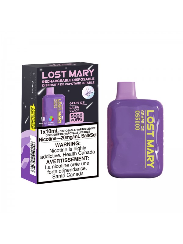 Grape Ice Lost Mary OS5000 – Disposable Vape