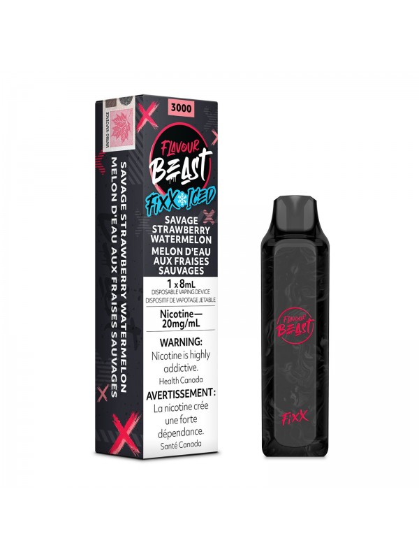 Savage Strawberry Watermelon Flavour Beast Fixx – Disposable Vape