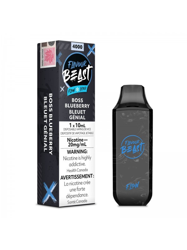 Boss Blueberry Iced Flavour Beast Flow – Disposable Vape